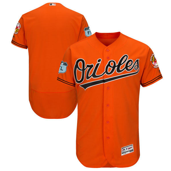 Custom Baltimore Orioles orange jersey