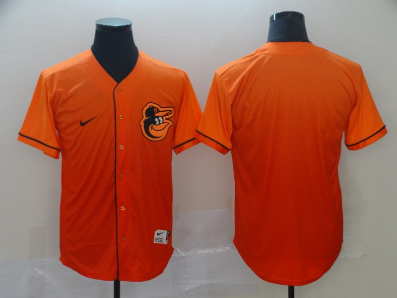 Custom Baltimore Orioles orange Fashion jersey