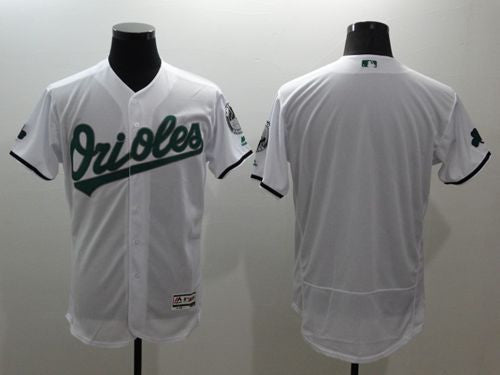 Custom Baltimore Orioles white Authentic jersey