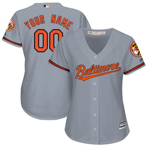 Baltimore Orioles gray jersey
