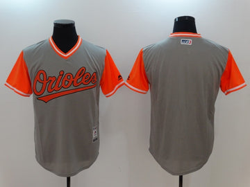 Majestic Baltimore Orioles gray jersey