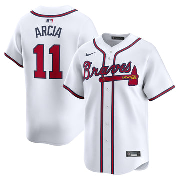Orlando Arcia Atlanta Braves white Limited jersey