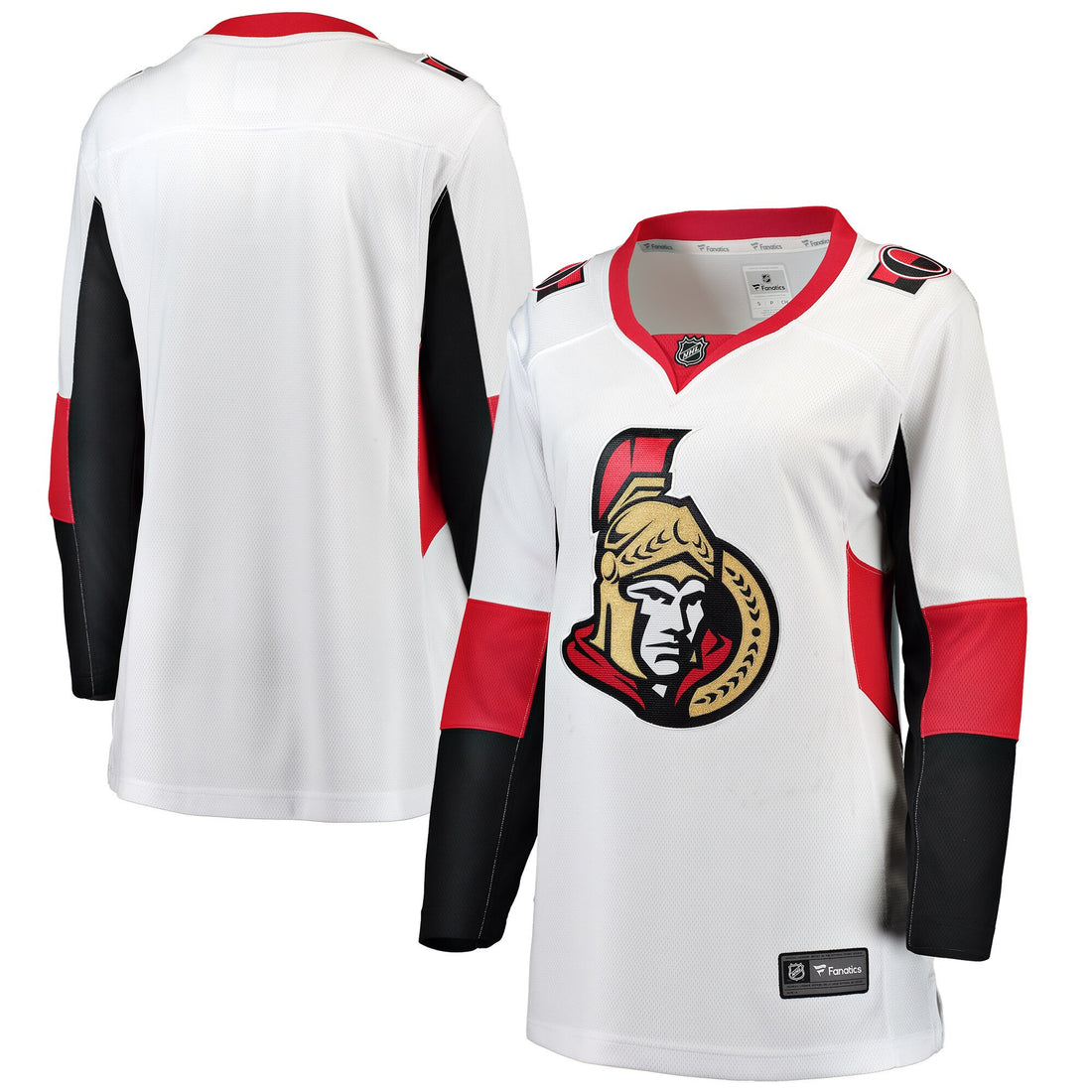 Ottawa Senators white Away jersey