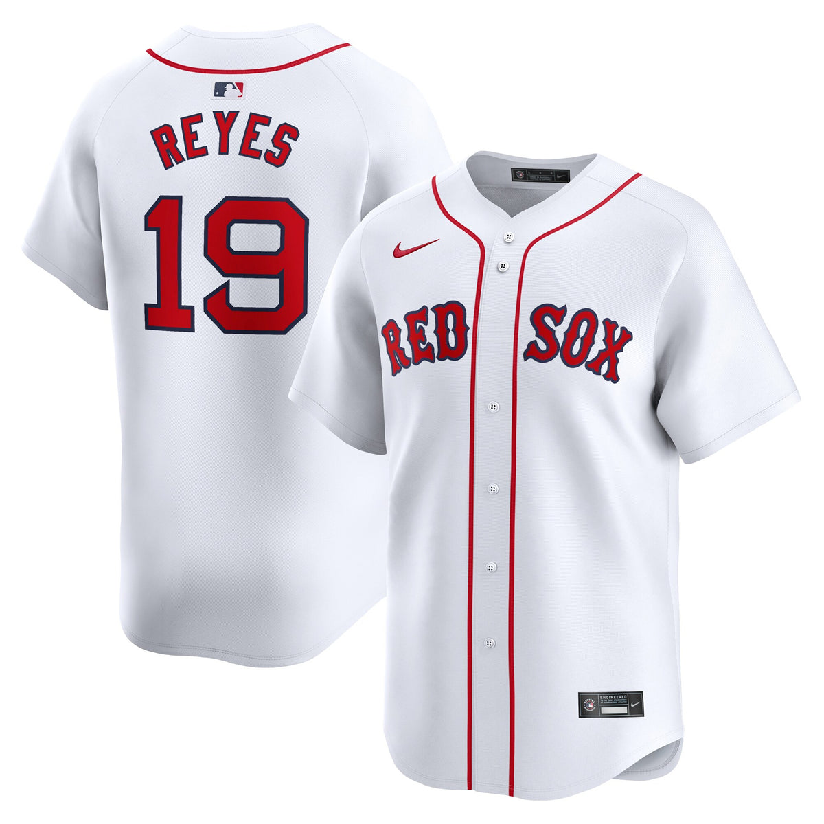 Pablo Reyes Boston Red Sox white Limited jersey