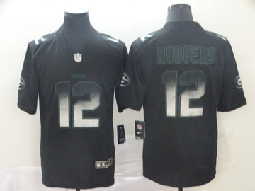Aaron Rodgers Green Bay Packers black Untouchable jersey