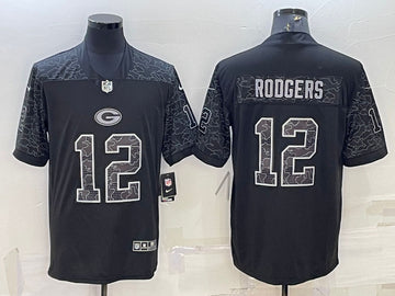Aaron Rodgers Green Bay Packers black Limited jersey
