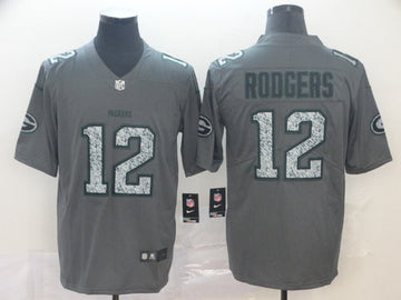 Aaron Rodgers Green Bay Packers gray Untouchable jersey
