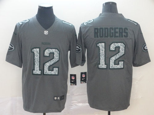 Aaron Rodgers Green Bay Packers gray Untouchable jersey