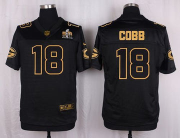 Randall Cobb Green Bay Packers black Pro Line jersey