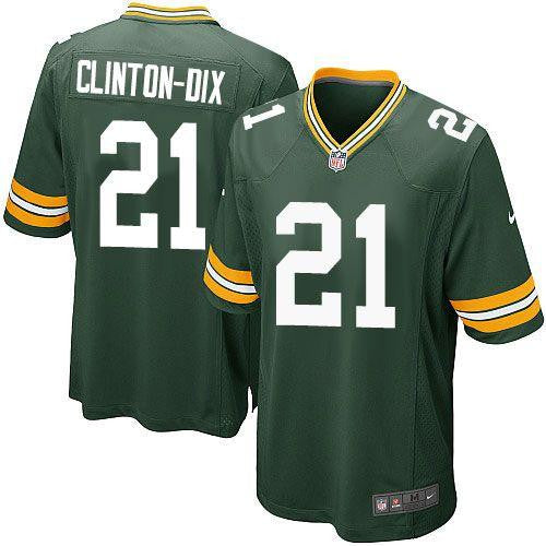 Ha Clinton-Dix Green Bay Packers green Game jersey