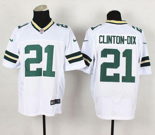 Ha Clinton-Dix Green Bay Packers white Elite jersey