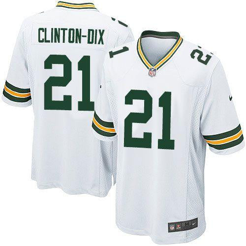 Ha Clinton-Dix Green Bay Packers white Game jersey