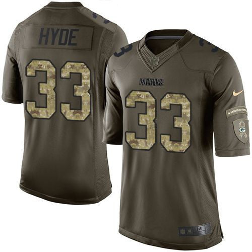 Micah Hyde Green Bay Packers green Salute To Service jersey