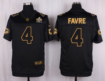 Brett Favre Green Bay Packers black Pro Line jersey