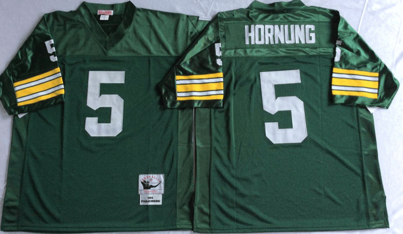 Paul Hornung Green Bay Packers green Throwback jersey