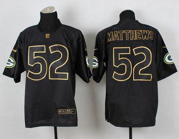 Clay Matthews Green Bay Packers black Elite jersey