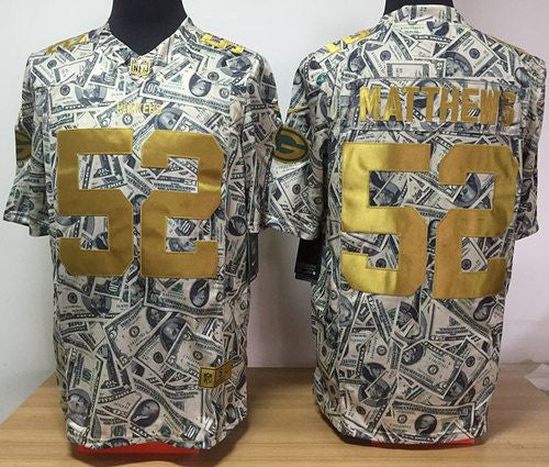 Clay Matthews Dollar Green Bay Packers Elite jersey