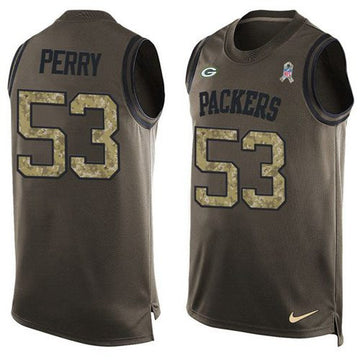 Nick Perry Green Bay Packers green Salute To Service jersey