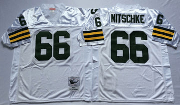 Ray Nitschke Green Bay Packers white Throwback jersey
