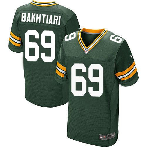 David Bakhtiari Green Bay Packers green Elite jersey