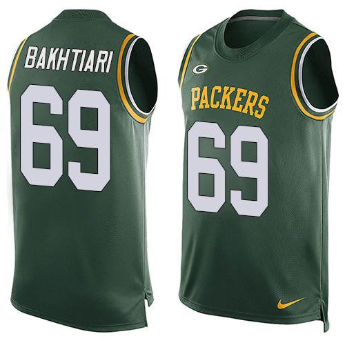 David Bakhtiari Green Bay Packers green Limited jersey