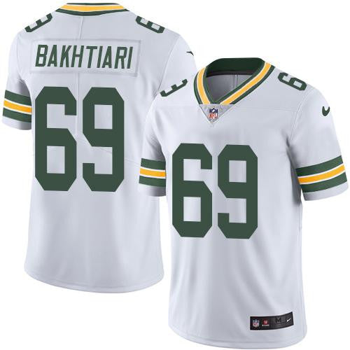 David Bakhtiari Green Bay Packers white Limited jersey