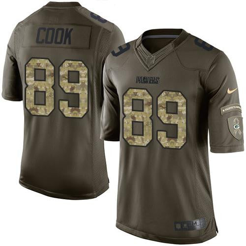 Jared Cook Green Bay Packers green Salute To Service jersey