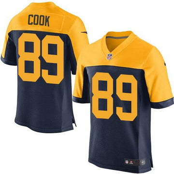 Jared Cook Green Bay Packers navy Elite jersey