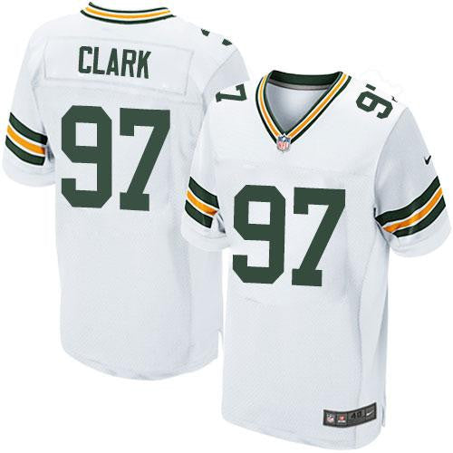 Kenny Clark Green Bay Packers white Elite jersey