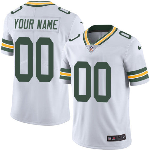 Green Bay Packers white Vapor jersey