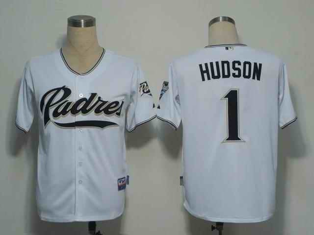 Hudson San Diego Padres white jersey