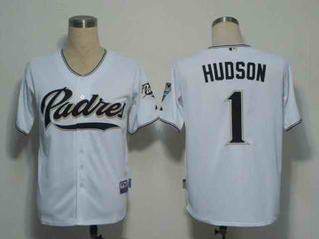 Hudson San Diego Padres white jersey