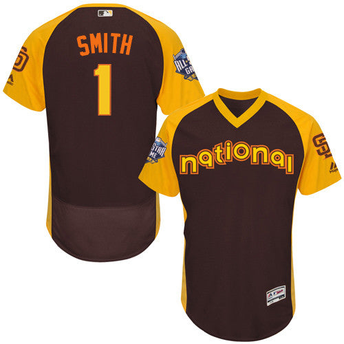 Ozzie Smith San Diego Padres brown Game jersey