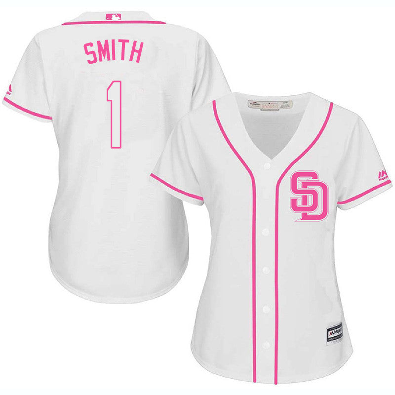 Seth Smith San Diego Padres white jersey
