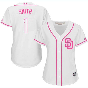 Seth Smith San Diego Padres white jersey