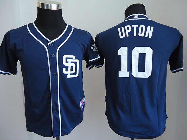Justin Upton San Diego Padres navy jersey