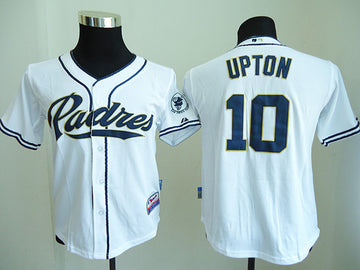 Justin Upton San Diego Padres white jersey