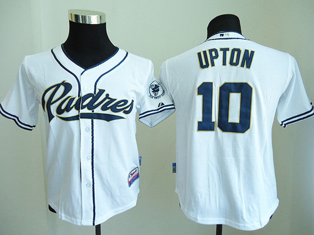 Justin Upton San Diego Padres white jersey