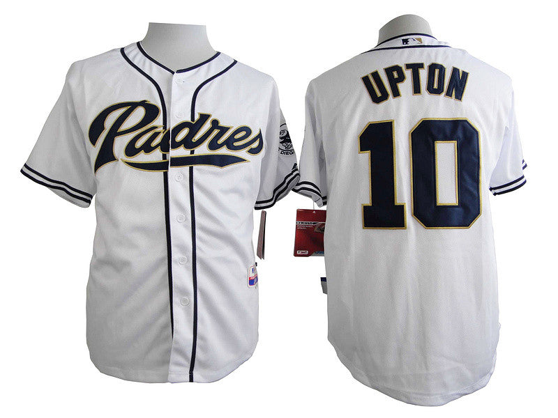 Upton San Diego Padres white jersey