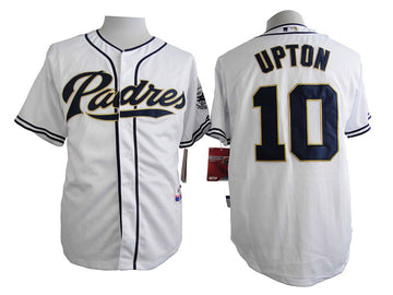 Upton San Diego Padres white jersey