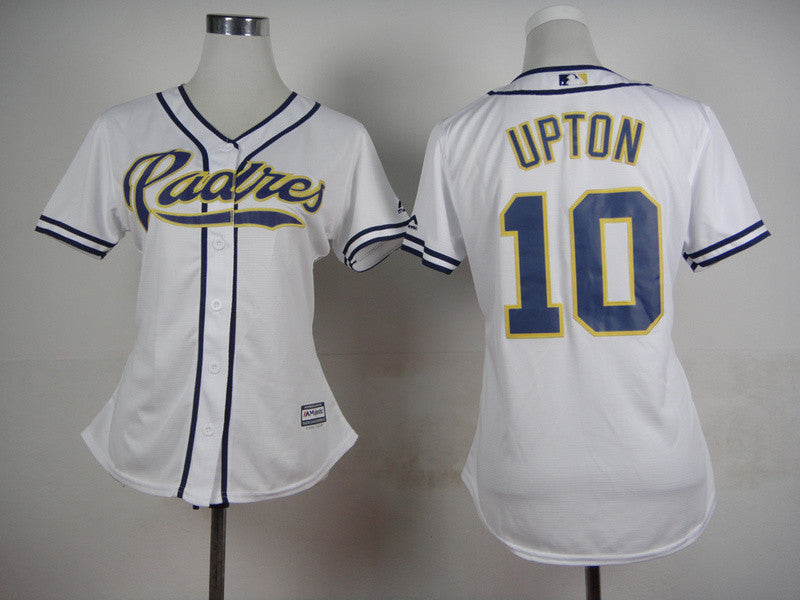 Upton San Diego Padres white jersey
