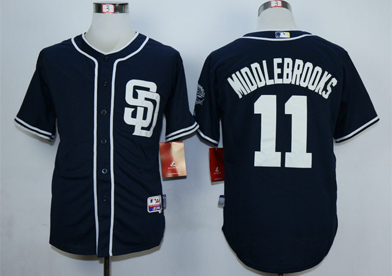 Will Middlebrooks San Diego Padres blue jersey