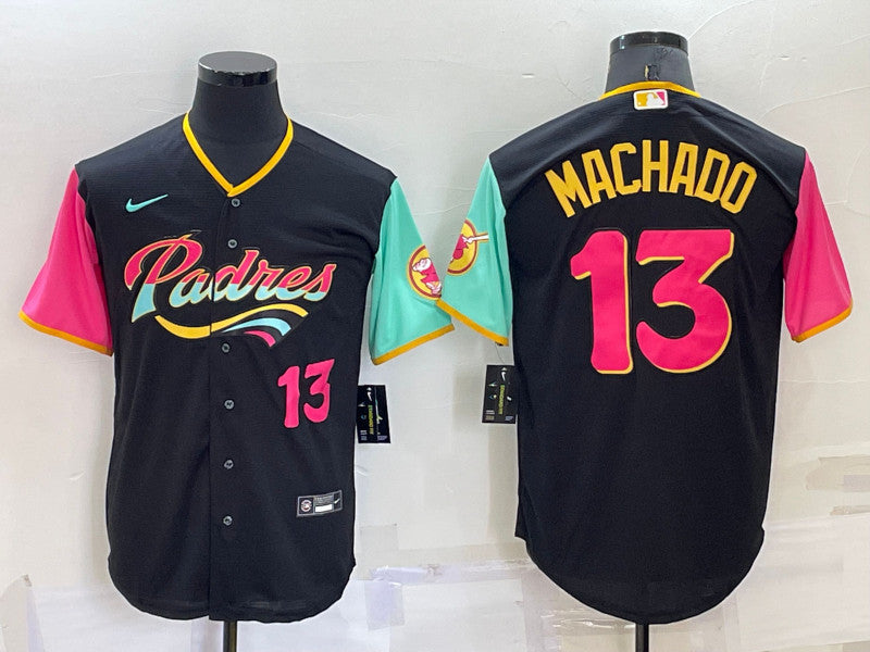 Manny Machado San Diego Padres black City Connect jersey