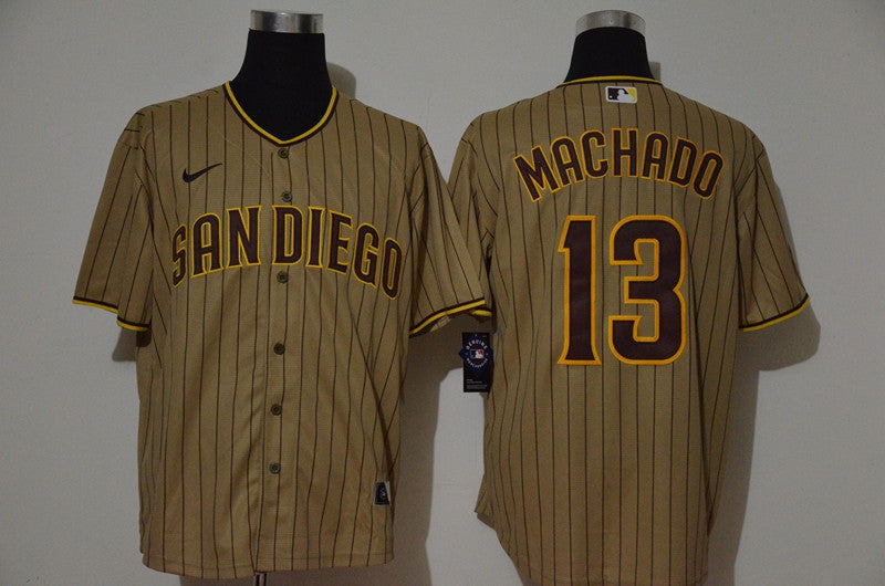 Manny Machado San Diego Padres brown jersey