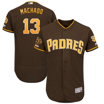 Manny Machado San Diego Padres brown jersey
