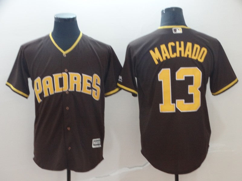 Manny Machado San Diego Padres brown jersey