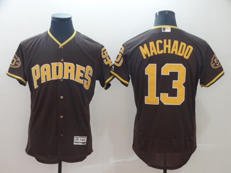 Manny Machado San Diego Padres brown jersey
