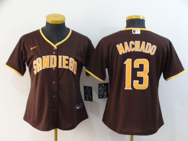 Manny Machado San Diego Padres brown jersey