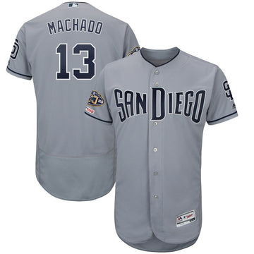 Manny Machado San Diego Padres gray jersey