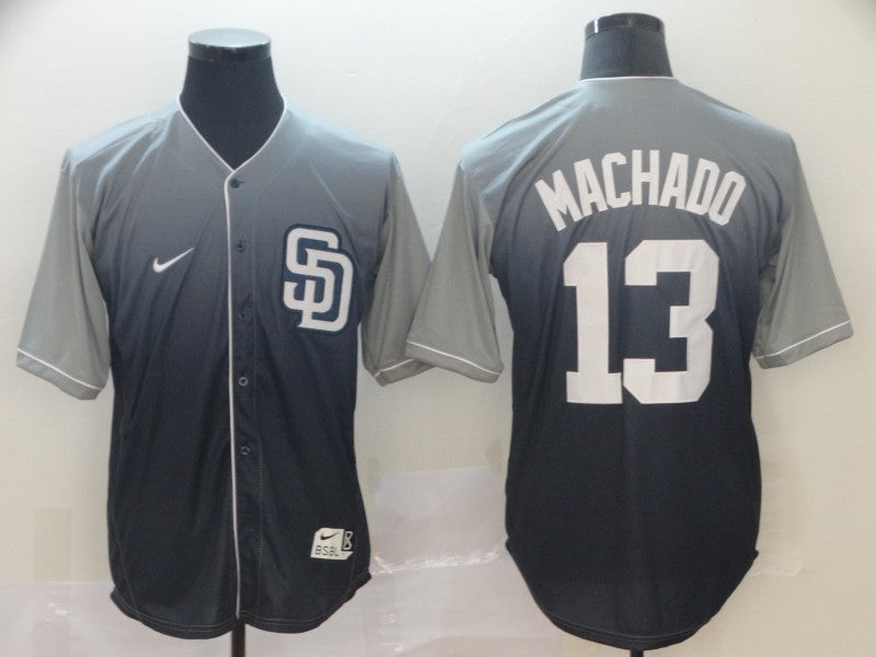 Manny Machado San Diego Padres gray Fashion jersey